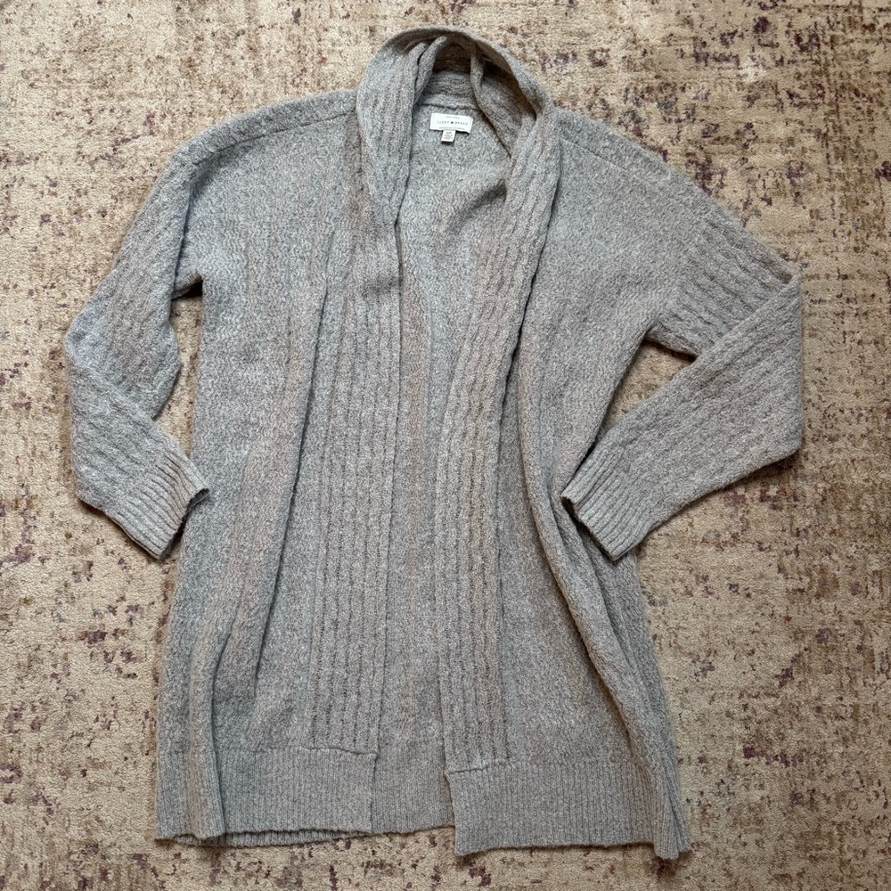 Lucky Brand Open Front Cardigan Sweater